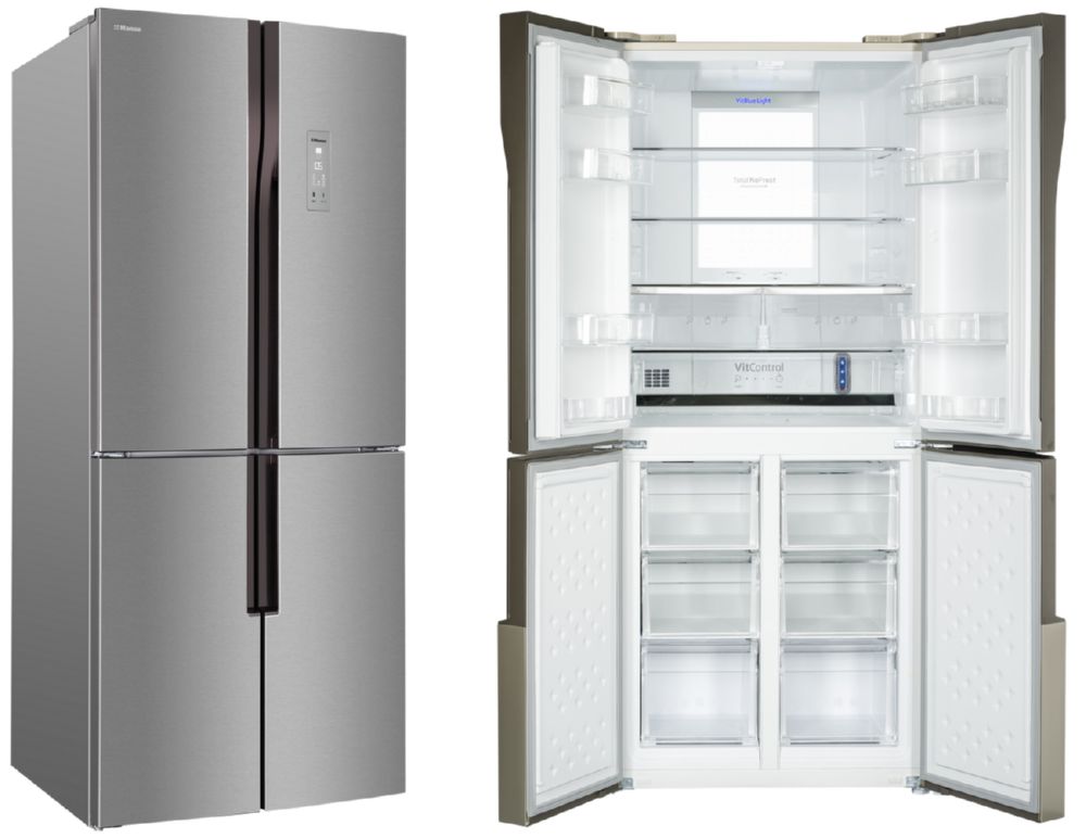 Многокамерные (Side by Side, Trio, French door) холодильники Hansa